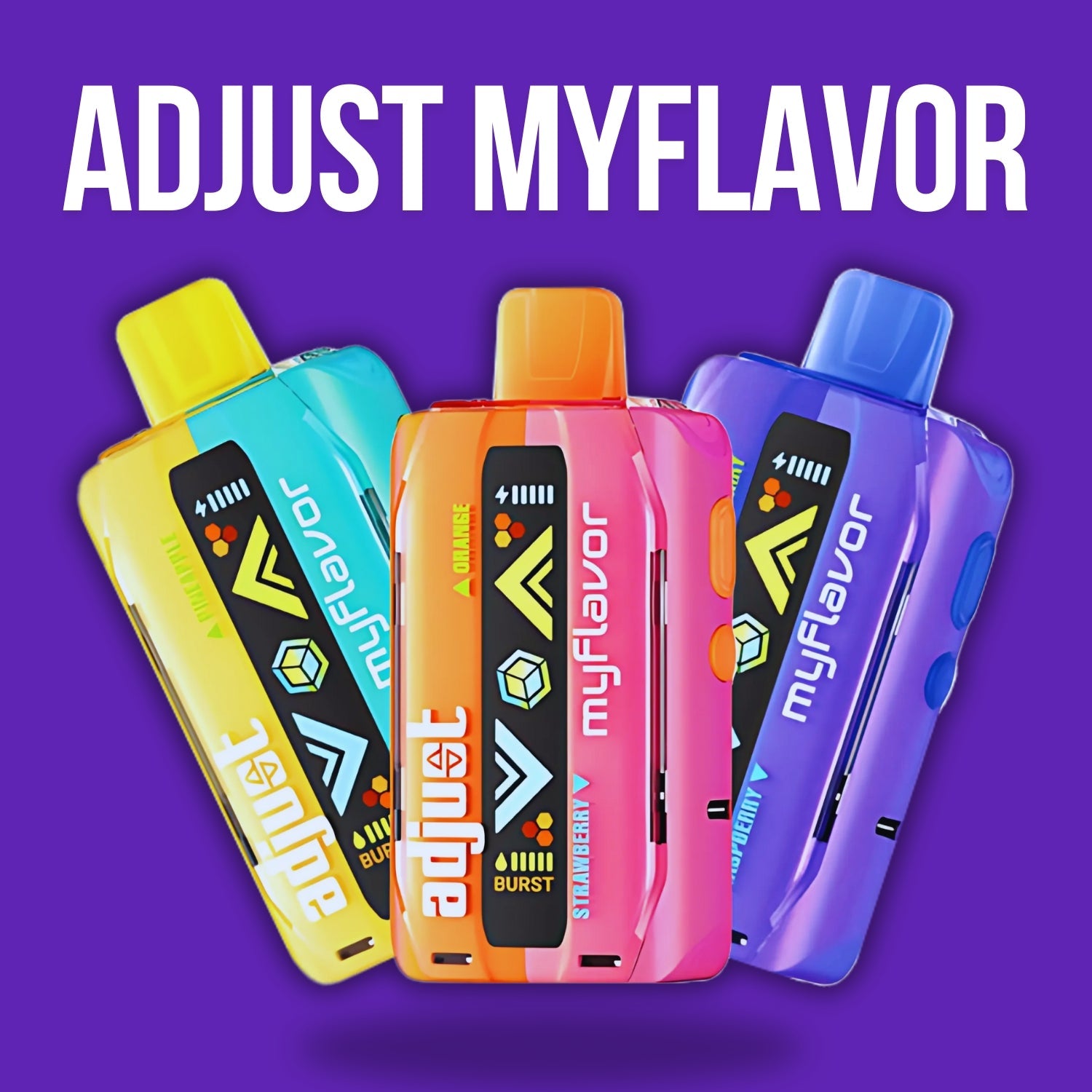Adjust MyFlavor 40K | Dual Flavors: Solo Or Blend