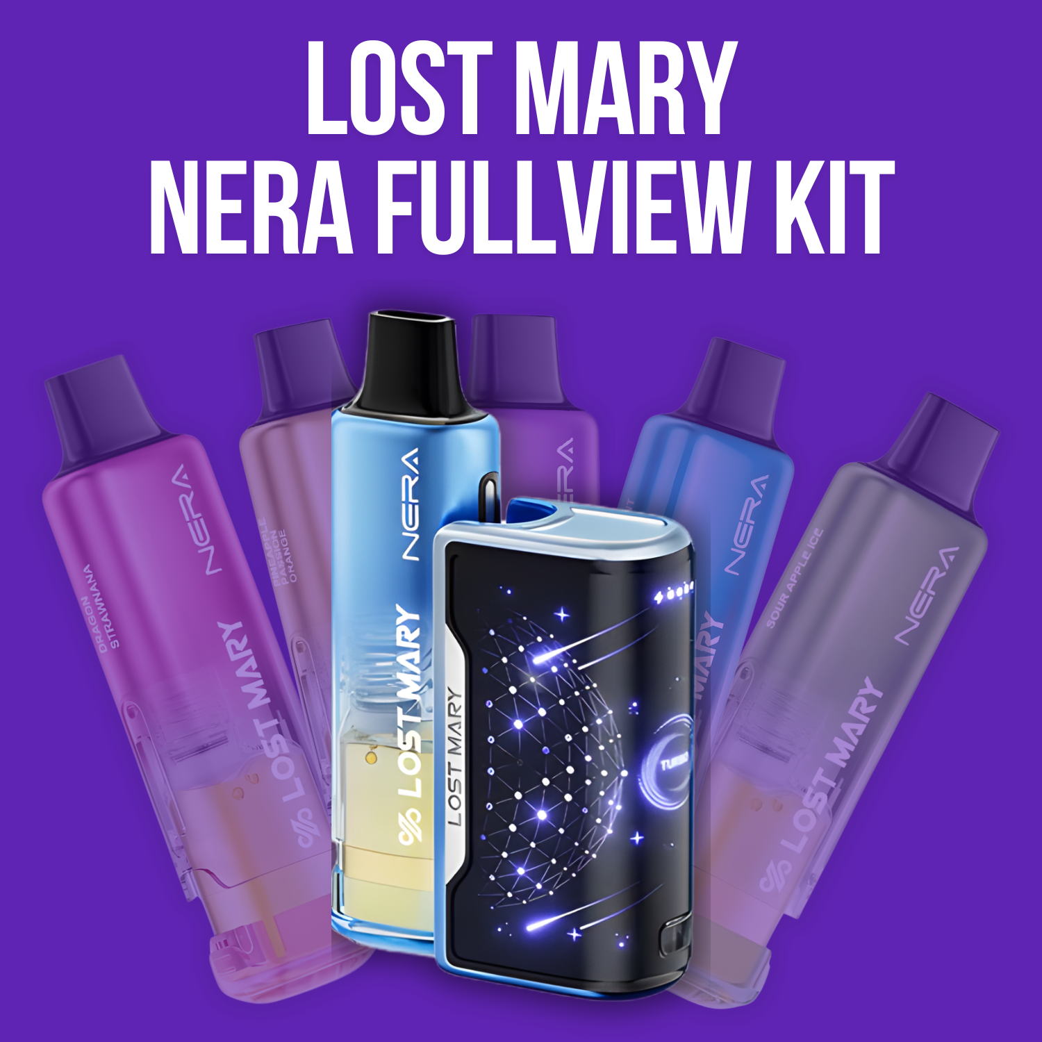 Lost Mary Nera Fullview Kit – 70K Puffs
