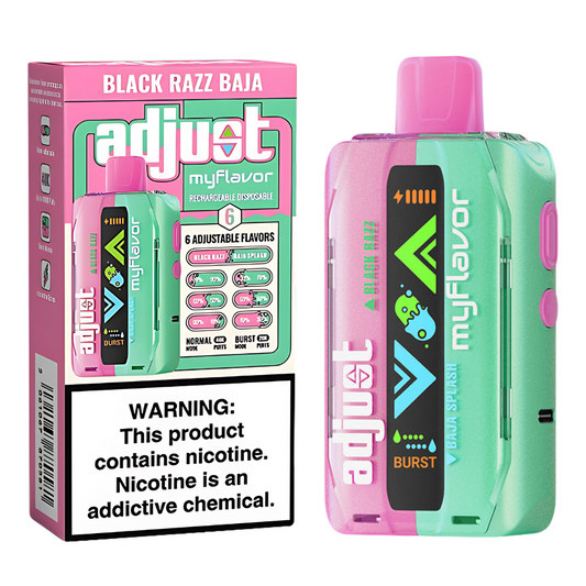 Black Razz Baja Adjust MyFlavor | 40K Puffs