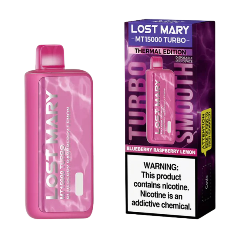 Lost Mary MT15000 Turbo Blueberry Raspberry Lemon Lost Mary MT15000 Turbo Blueberry Raspberry Lemon