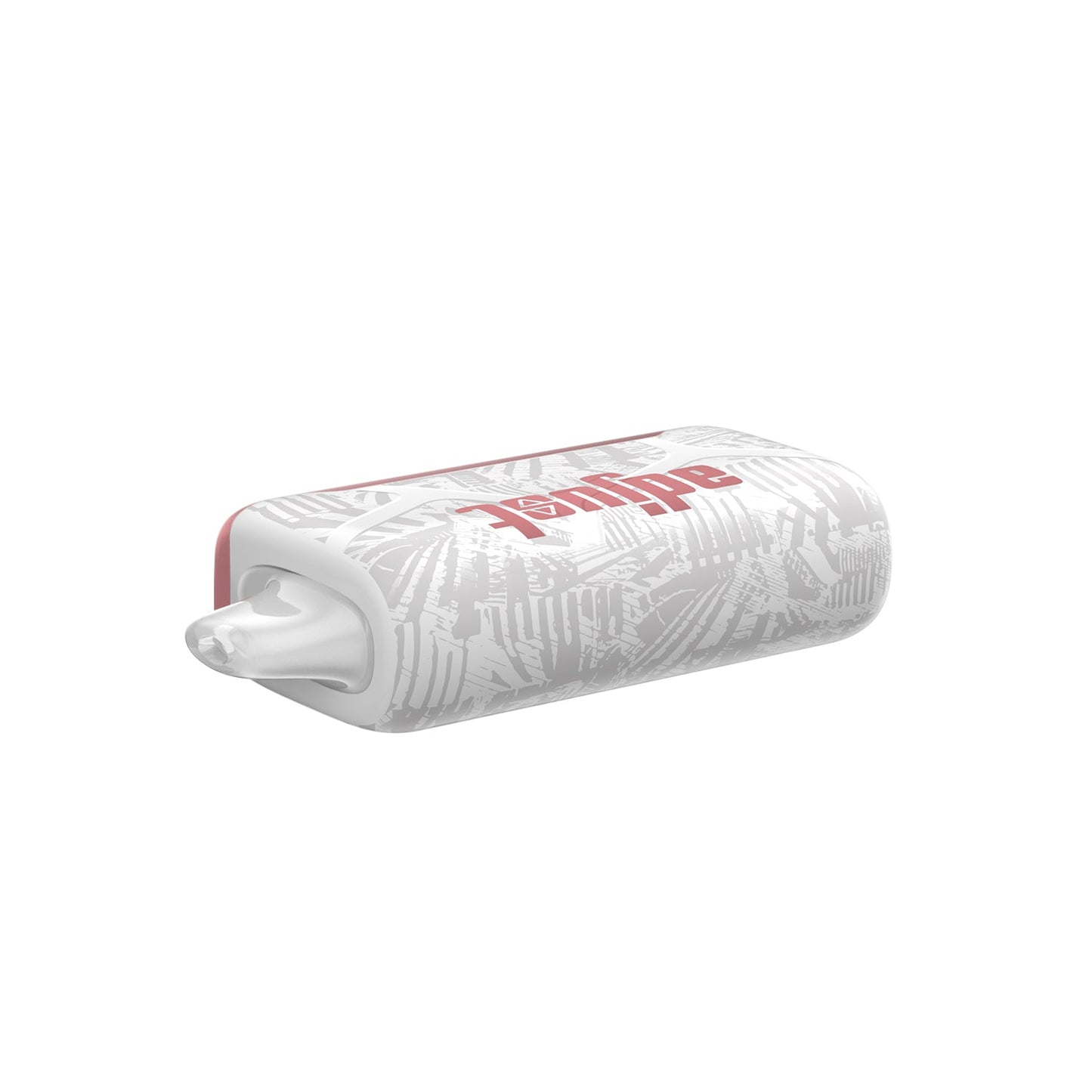 Adjust MyCool Cherry Strazz 40K Puffs Disposable Vape - Soft pink and white device featuring Cherry Strawberry flavor with adjustable cooling levels, 5% nicotine strength, and a digital display to adjust the cooling for a customizable vaping experience.
