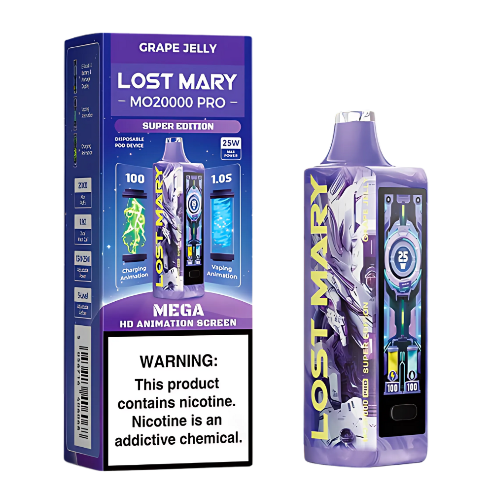 Lost Mary MO20000 Pro Grape Jelly | Powered by Lost Mary Lost Mary MO20000 Pro Grape Jelly | Powered by Lost Mary