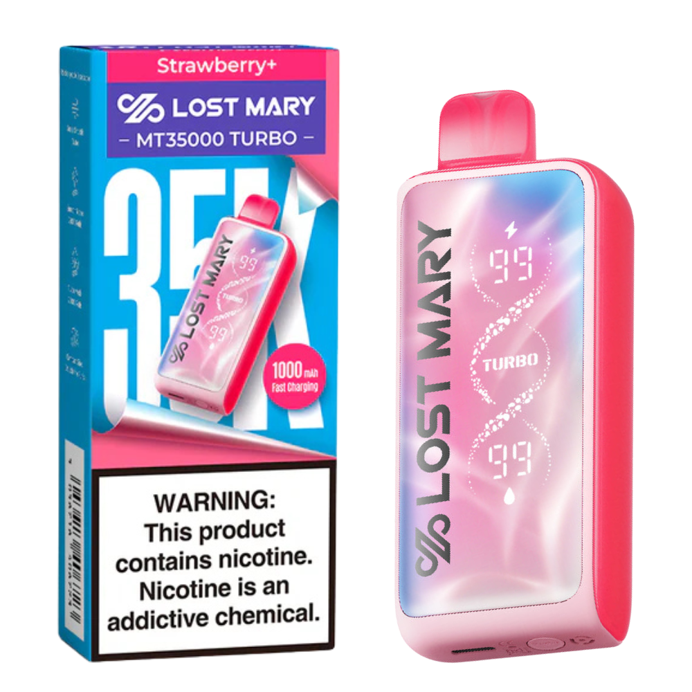 lost mary strawberry flavors Strawberry+ – Lost Mary MT35000 Turbo