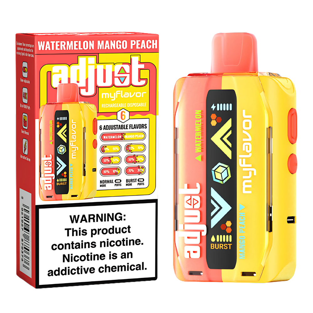 Watermelon Mango Peach Adjust MyFlavor | 40K Puffs