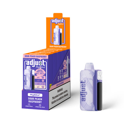 Sour Peach Raspberry Adjust MySour | 40K Puffs