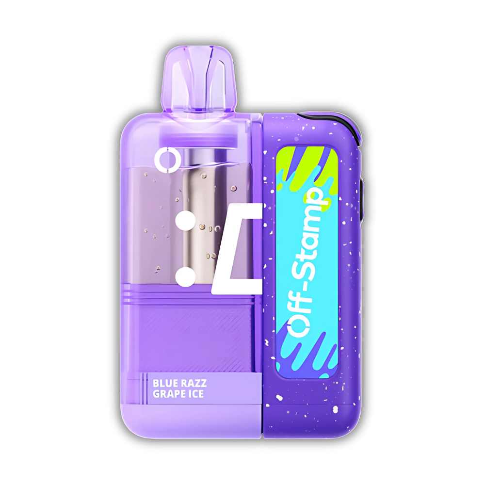 Blue Razz Grape Ice – Off Stamp X-Cube Crystal Kit | 35K Puffs