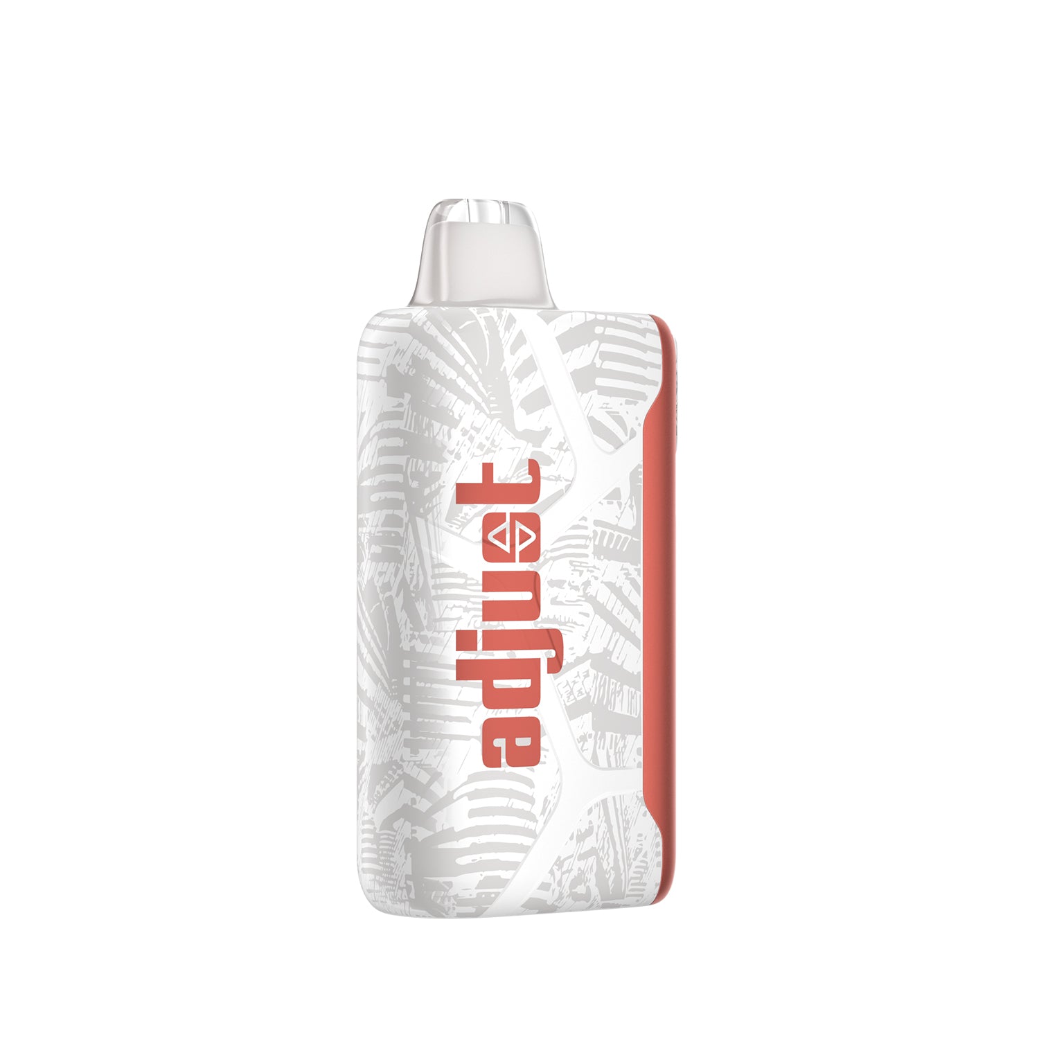 Adjust MyCool Cherry Fuse 40K Puffs Disposable Vape Packaging - Featuring a cherry and fruit fusion flavor with adjustable ice cooling feature, 5% nicotine strength, bold red and white design, and a prominently displayed nicotine warning label.