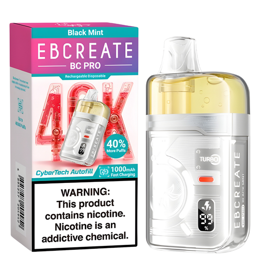 Black Mint – EB CREATE BC PRO | 40K Puffs