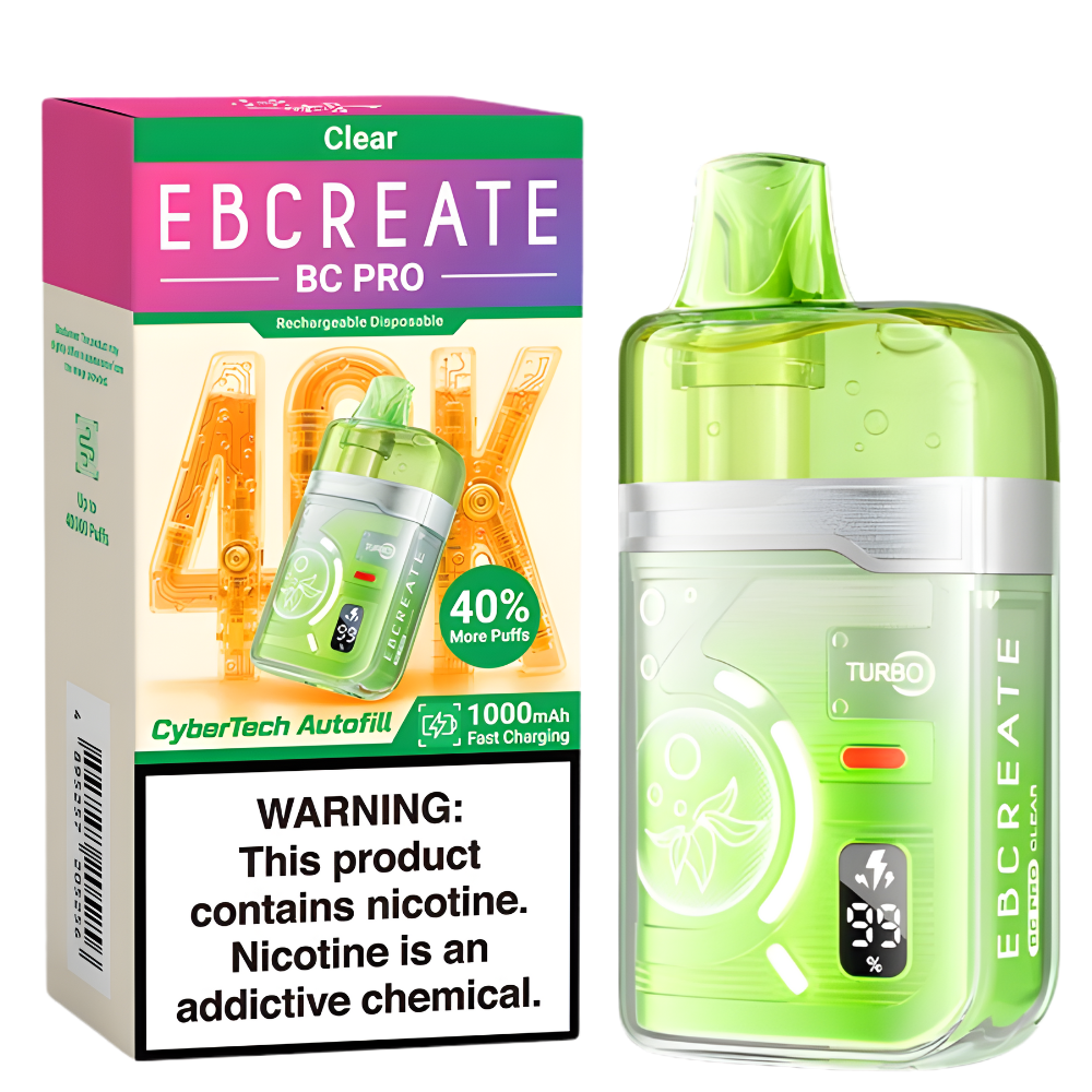 Clear – EBCREATE BC PRO | 40K Puffs