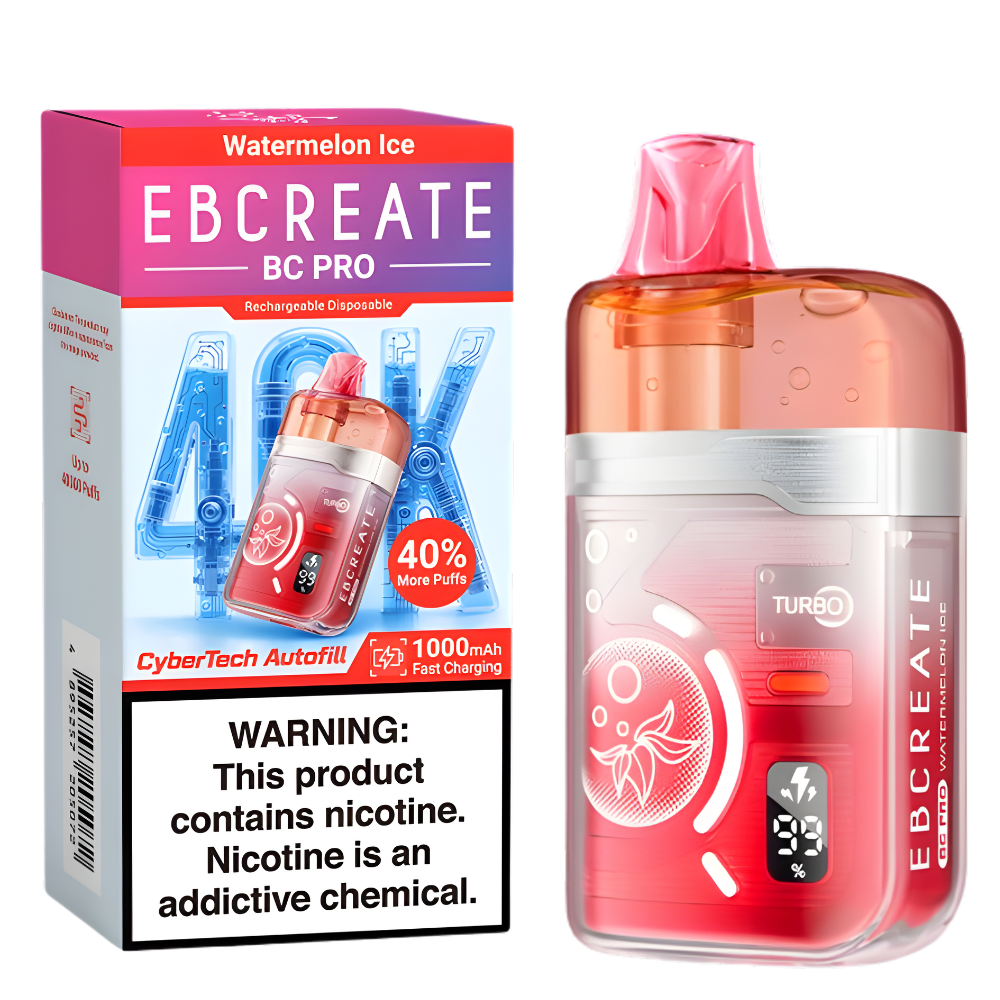 Watermelon Ice – EBCREATE BC PRO | 40K Puffs