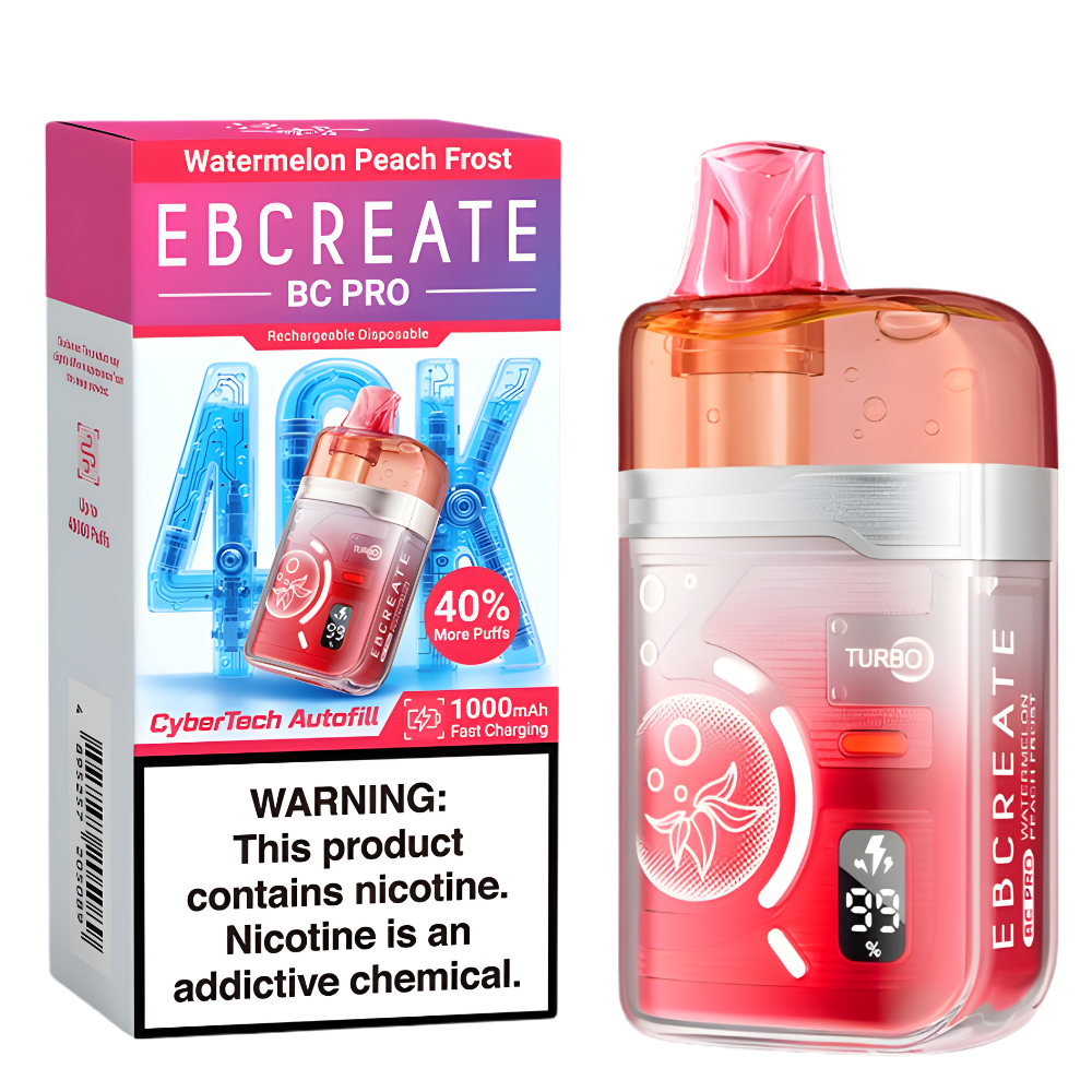 Watermelon Peach Frost – EBCREATE BC PRO | 40K Puffs