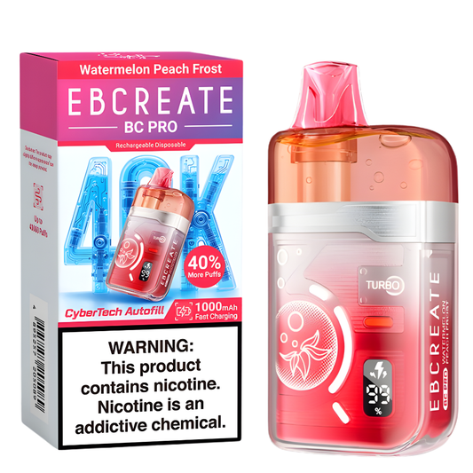Watermelon Peach Frost – EBCREATE BC PRO | 40K Puffs