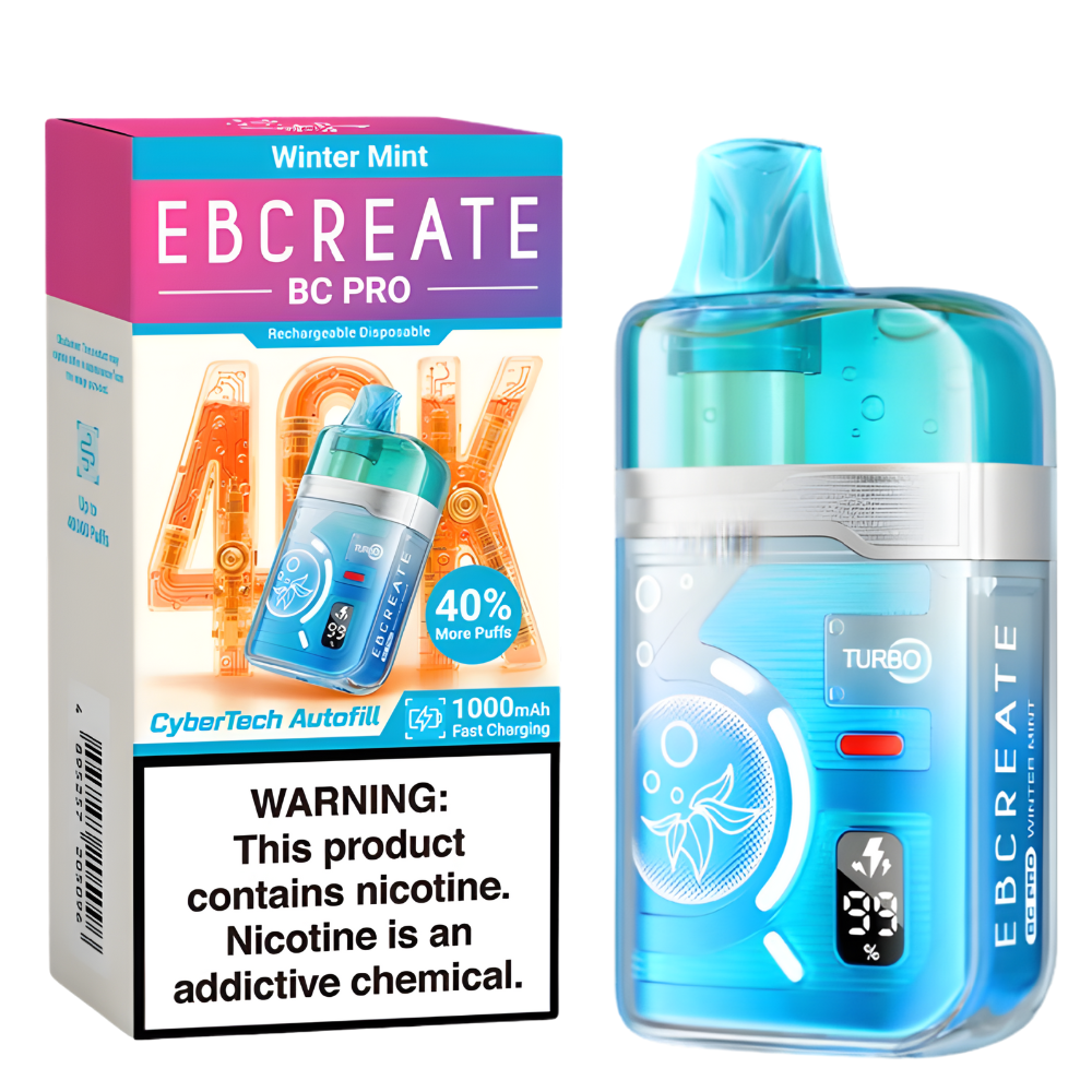 Winter Mint – EBCREATE BC PRO | 40K Puffs