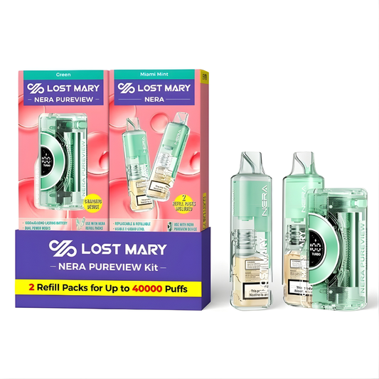 Miami Mint – Lost Mary Nera Pureview Kit | 40K Puffs