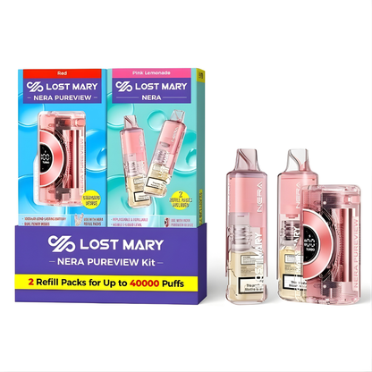 Pink Lemonade – Lost Mary Nera Pureview Kit | 40K Puffs