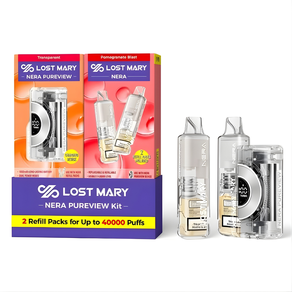 Pomegranate Blast – Lost Mary Nera Pureview Kit | 40K Puffs