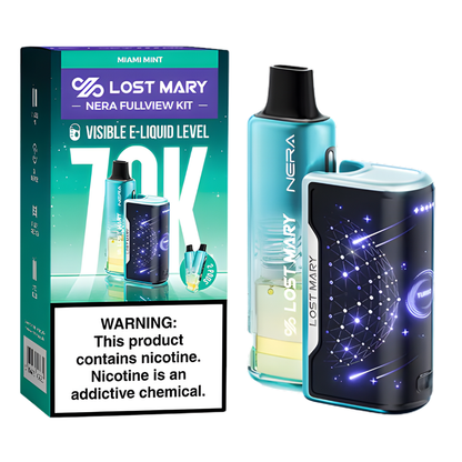 Miami Mint – Lost Mary Nera Fullview Kit | 70K Puffs