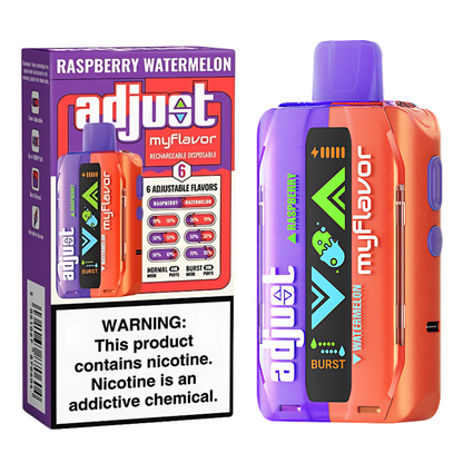Raspberry Watermelon Adjust MyFlavor | 40K Puffs