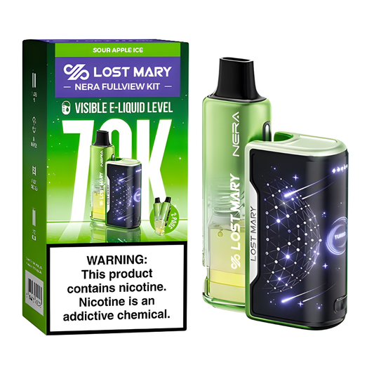 Sour Apple Ice – Lost Mary Nera Fullview Kit | 70K Puffs