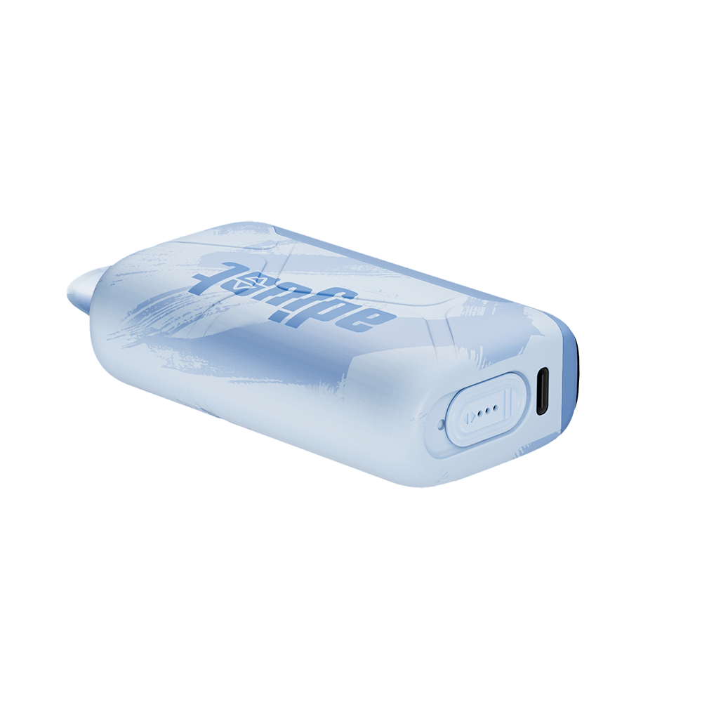 MySour Sour Blue Razz Ice disposable vape device with a sleek blue design, ergonomic build, and modern display. Premium blue raspberry ice-flavored vape for a cool and refreshing vaping experience.