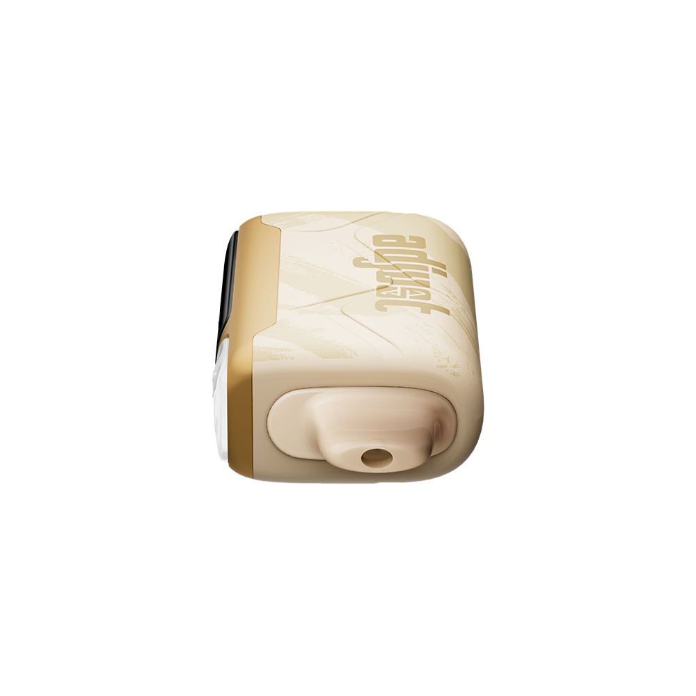 MySour Sour Island disposable vape device featuring a stylish gold design, ergonomic shape, and modern display. Premium tropical-flavored vape for a smooth and satisfying vaping experience.