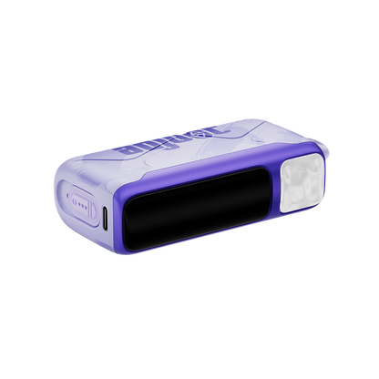 MySour Sour Peach Raspberry disposable vape device featuring a stylish purple design, ergonomic build, and modern display. Premium flavored vape for a smooth and satisfying vaping experience.