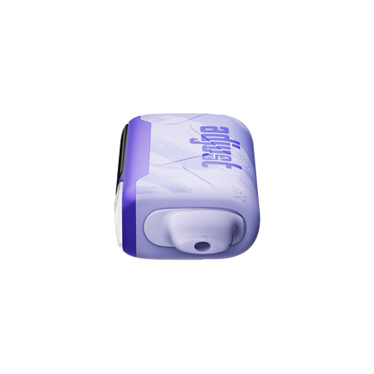 MySour Sour Peach Raspberry disposable vape device featuring a stylish purple design, ergonomic build, and modern display. Premium flavored vape for a smooth and satisfying vaping experience.