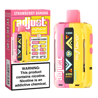 Strawberry Banana Adjust MyFlavor | 40K Puffs