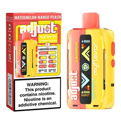 Watermelon Mango Peach Adjust MyFlavor | 40K Puffs