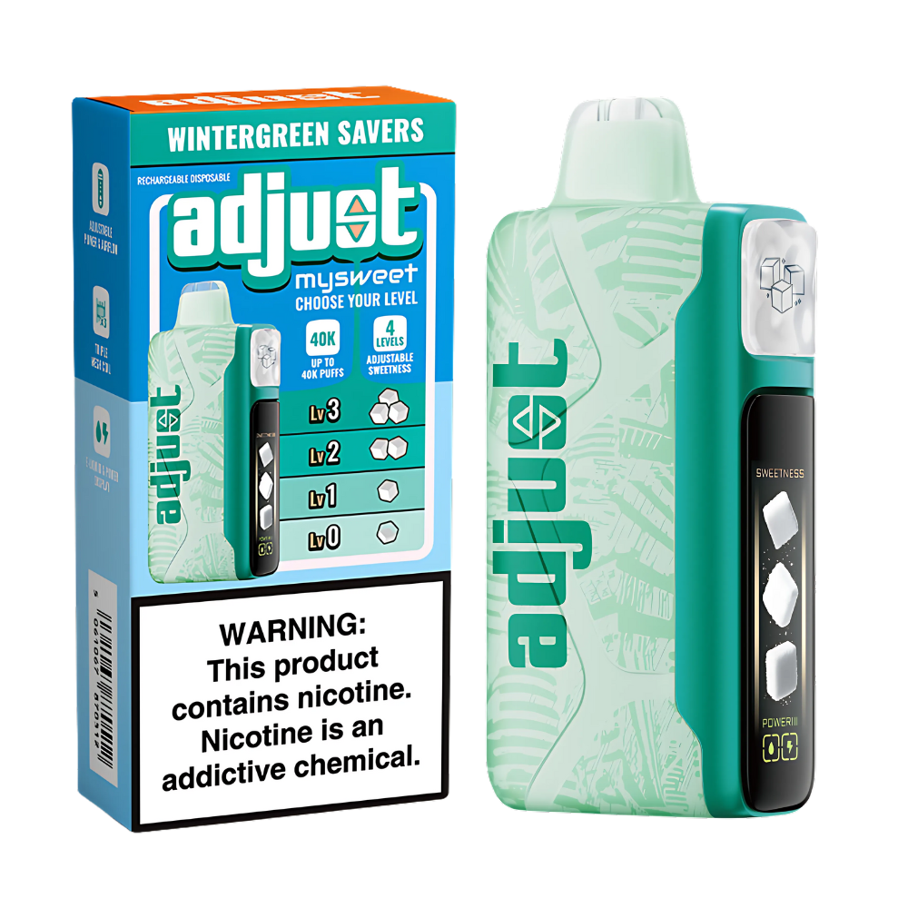 Wintergreen Savers Adjust MySweet | 40K Puffs