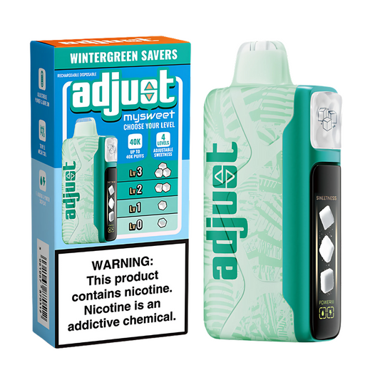 Wintergreen Savers Adjust MySweet | 40K Puffs