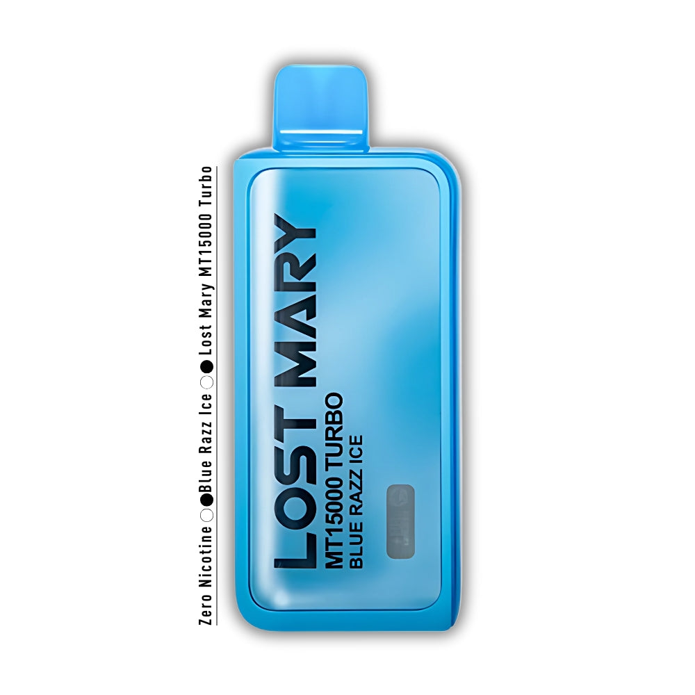 Blue Razz Ice (0% Nicotine) – Lost Mary MT15000 Turbo